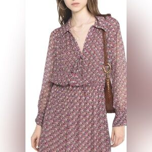 Zadig and Voltaire Reevas Skull Print Dress